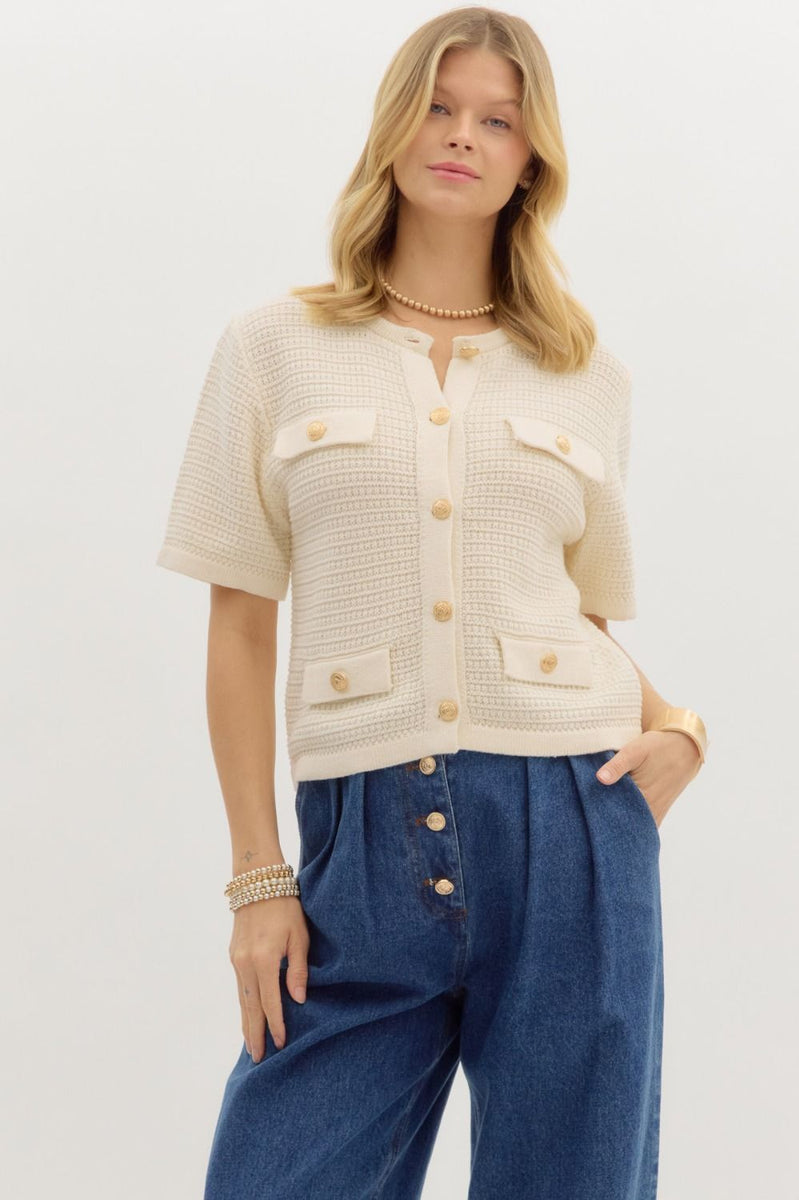 トップス and mary Elf button knit tops and mary Elf button knit tops トップス and mary Elf button