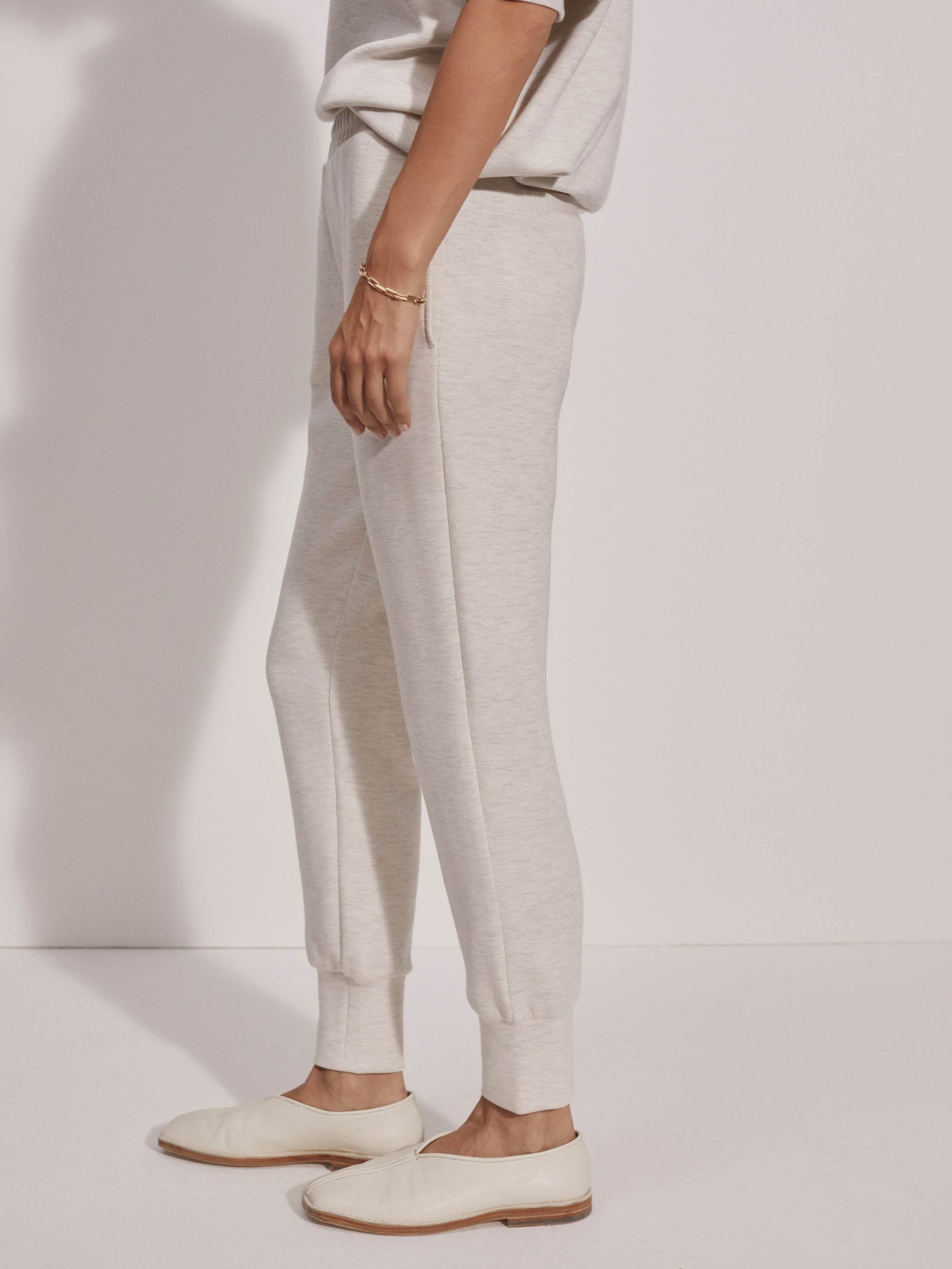 Varley  The Slim Cuff Pant 25 {Ivory Marl} – Kelly Fields Boutique