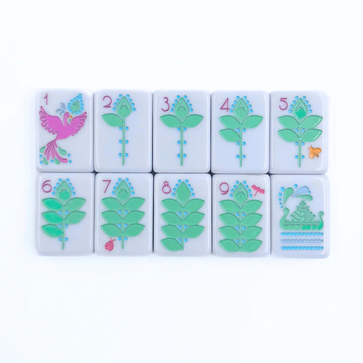 My Fair Mahjong | Scandinavian Folk Art Tile Set – Kelly Fields