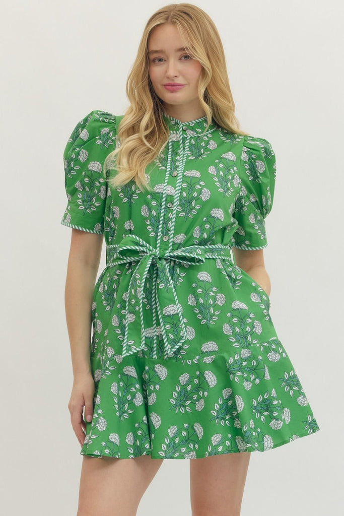 green fun dress Amari Dress - Emerald main image 0