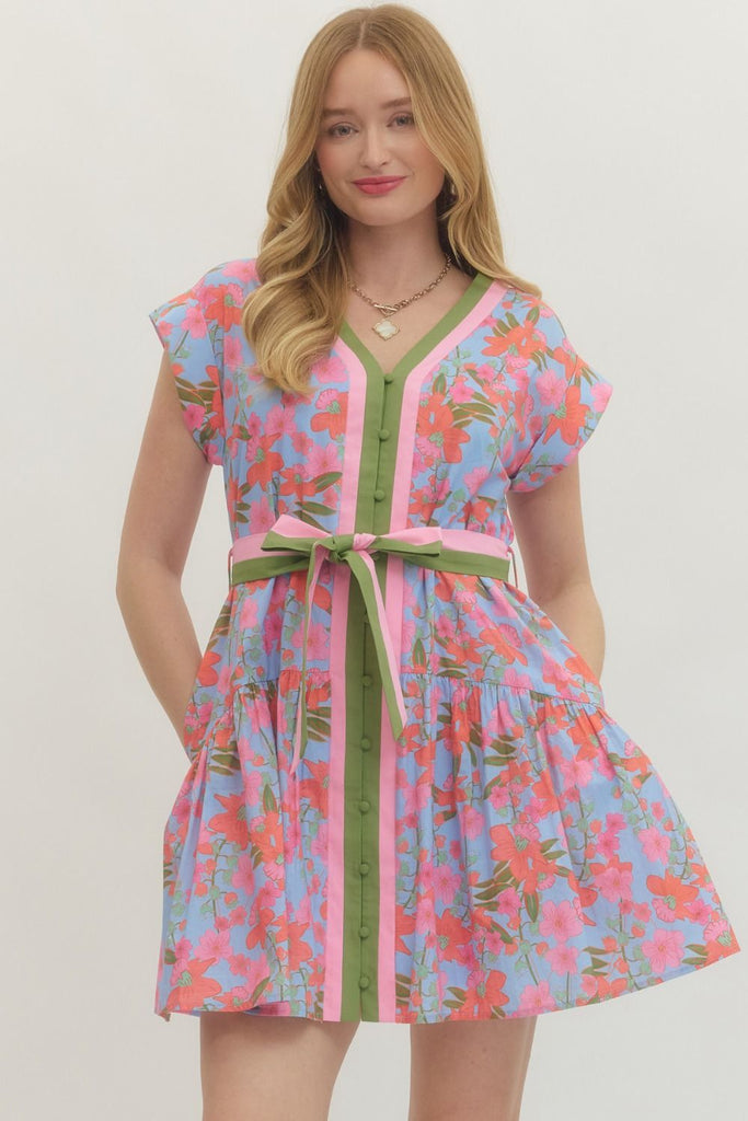 emerald green cotton dress Emerald Green Plus Dress main image 0
