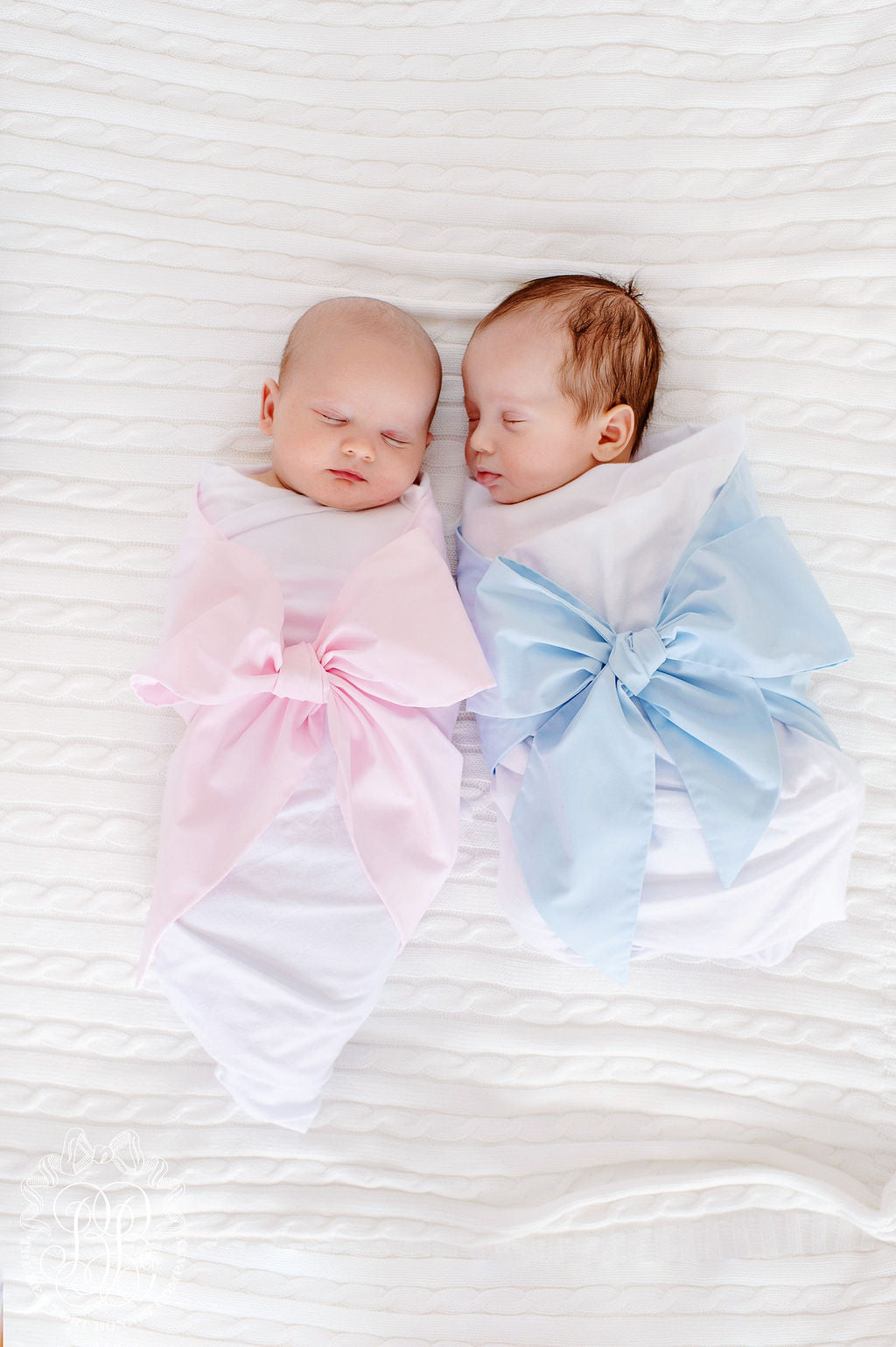 Beaufort Bonnet Bow Swaddle Buckhead Blue Kelly Fields Boutique