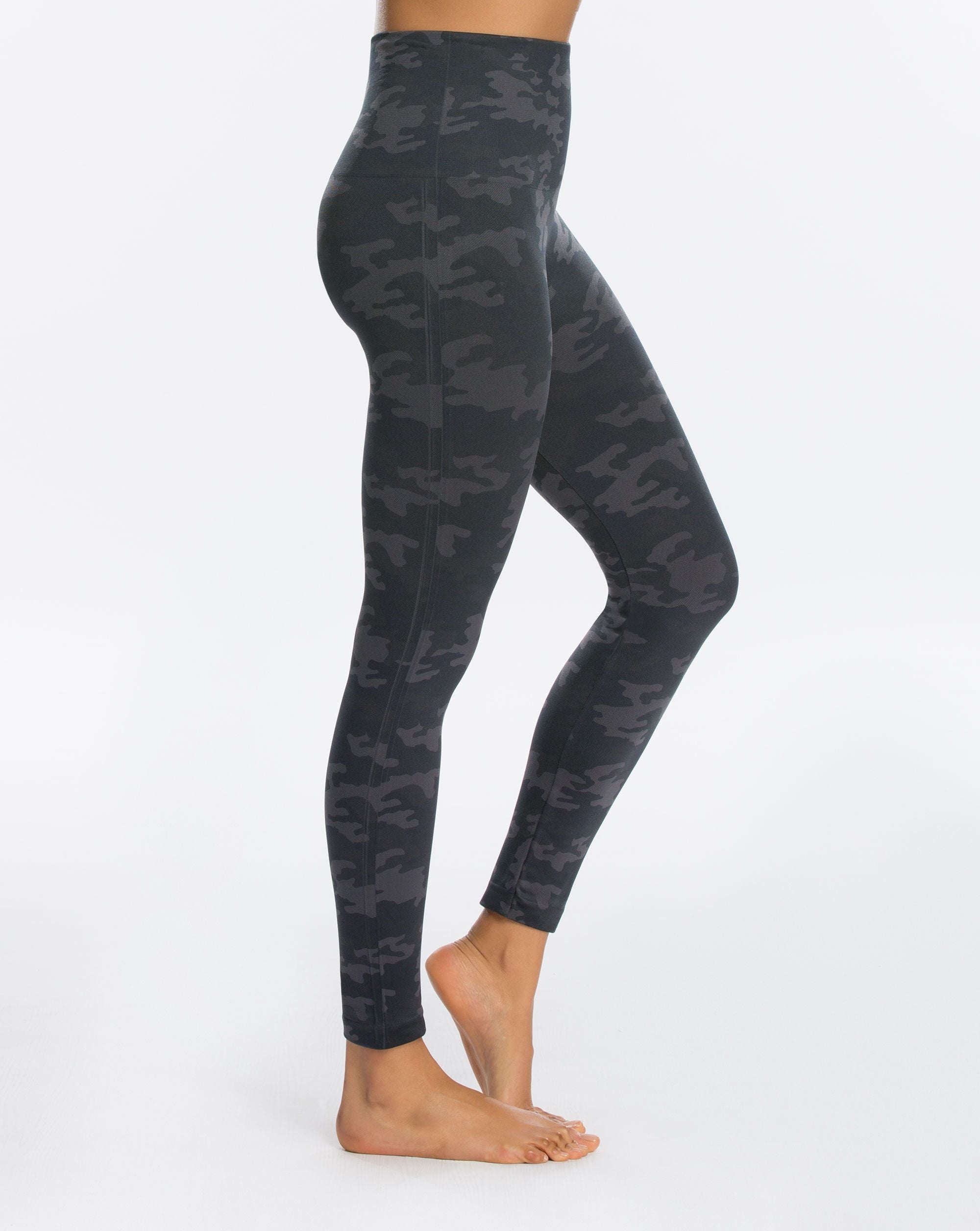 SPANX Look At Me Now Seamless Leggings {Black Camo} – Kelly Fields