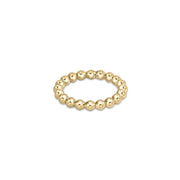enewton | Classic Gold Bead Ring - 3mm