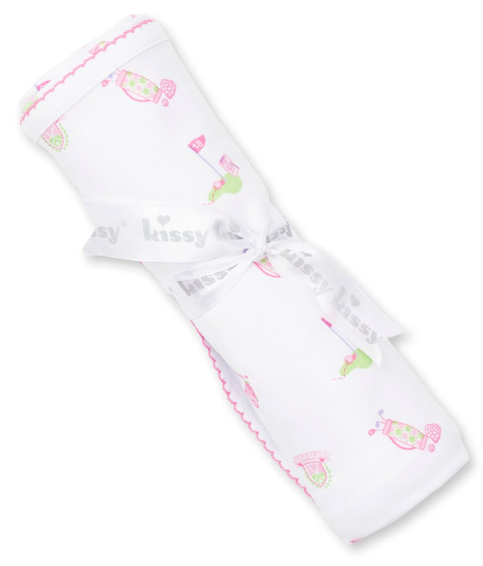 Kissy Kissy 18 Holes Blanket Pink Kelly Fields Boutique