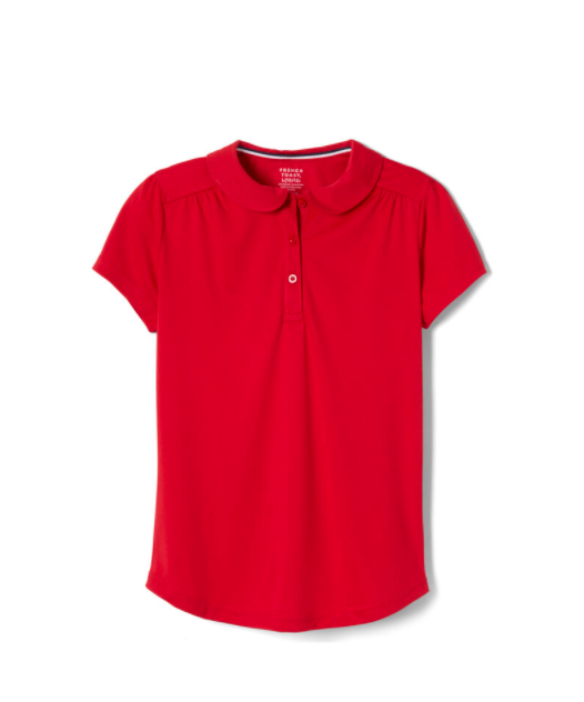 Girls moisture top wicking polo